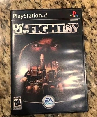 Def Jam: Fight for NY Sony PlayStation 2 PS2 2004 Tested Works 100%