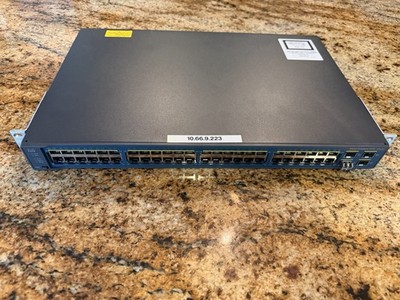 Cisco Catalyst 3560 V 2 Series 48-Port PoE Network Switch WS-C3560V2-48PS-S