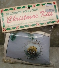 VINTAGE MERRI MAC KIT 88-8R CHRISTMAS CRYSTAL DAZZLE ORNAMENT SEALED