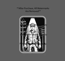 Lineman Sticker Waterproof Decal Work Business Electricity Money Gift NEW