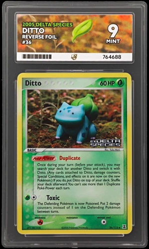 ACE Grading Pokémon TCG Ditto 36/113 EX Delta Species Reverse Holo Foil ENG