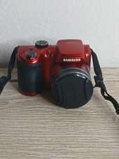 Samsung WB Series WB100 16.2MP 26x Optical Zoom Digital Camera Red Tested W/ Bag