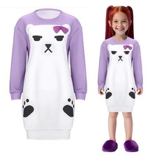 Kids Girls Mira Korean Superstar Cosplay Pajamas Costume Halloween Carnival Tops