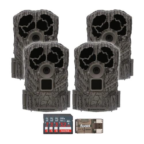 Stealth Cam Browtine 16 megapixel fotocamera trail 32 GB lettore di schede SD confezione da 4 CACCIA - Foto 1 di 6