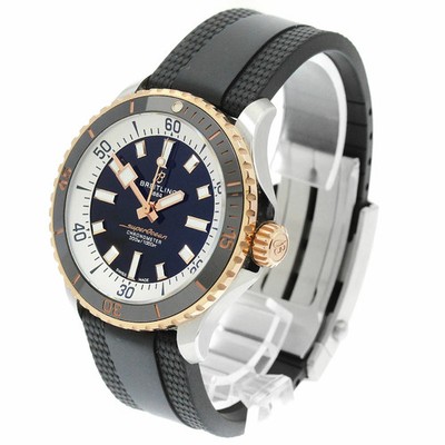 Breitling Superocean 42 U17375 Automatic 42mm Box Papers Black;Silver Men's