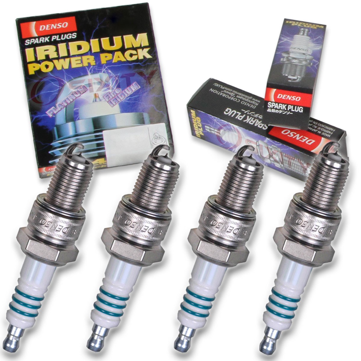 4 pc Denso Iridium Power Spark Plug for Yamaha XJ1100 Maxim 1982 Tune Up Kit pm