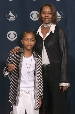 Lil' Bow Wow with his mother Teresa Caldwell backstage at the 43rd- Old Photo