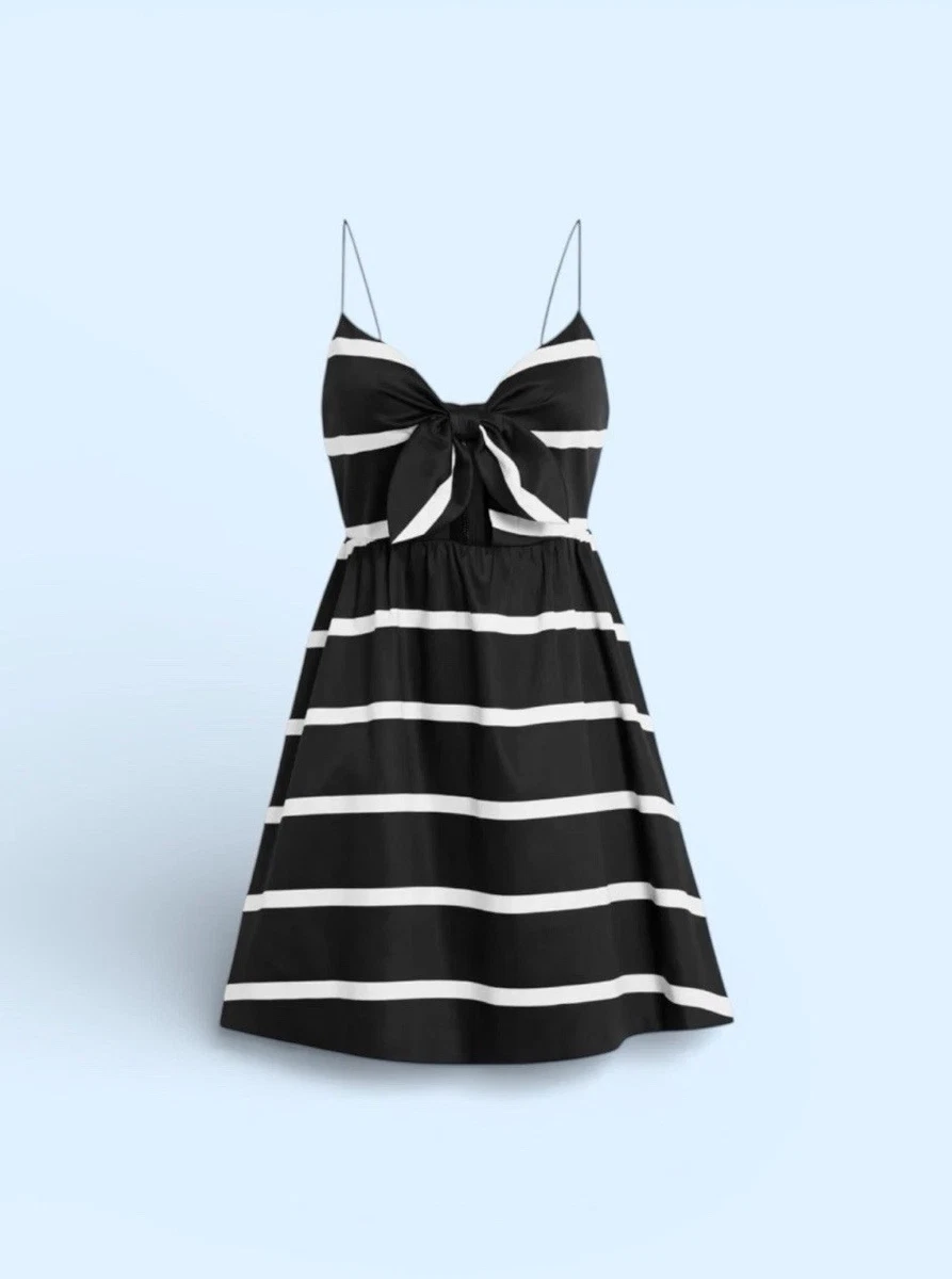 amazon women's navy blue dress shoes Light Blue Stripe Floral Appliqu Dress - Midi Dresses