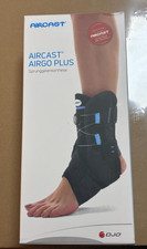 AIRCAST  AIRGO PLUS Sprunggelenkorthese SIZE L   RECHTER Fuß Für 42-46 Schwarz