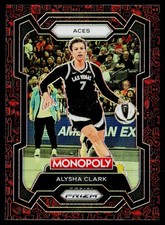 2024 Panini Prizm Monopoly WNBA Alysha Clark #7 Classic Icons Red Prizm