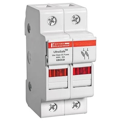 Mersen USCC2I USCC2L 30A 600V Fuse Holder