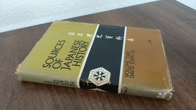 			Sources of Japanese History: v. 1, Lu, David J., McGraw-Hill Inc.		