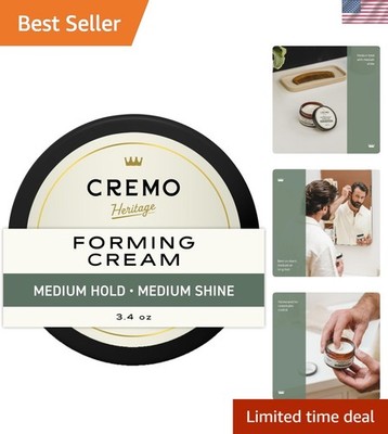 Flexible Hold Hair Styling Cream 3.4 Oz - Travel-Friendly for Effortless Style