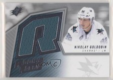 2015-16 SPx 2005-06 Retro Rookie Fabrics Nikolay Goldobin #SPXR-NG z1r