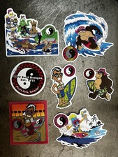 Town Country Surfboards Sticker Collectors STICKER SET 7 Lot USA Bones Flip