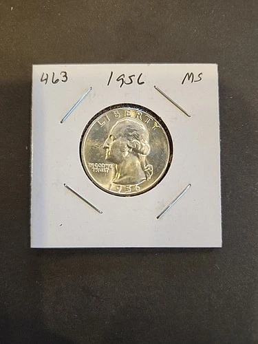 1956 Washinton Quarter Brilliant Uncirculated