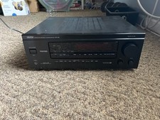 denon AVR-1400 Black CD player like new with a few scratches