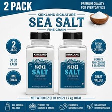 2-Pack Kirkland Signature, Pure Sea Salt, 30 oz