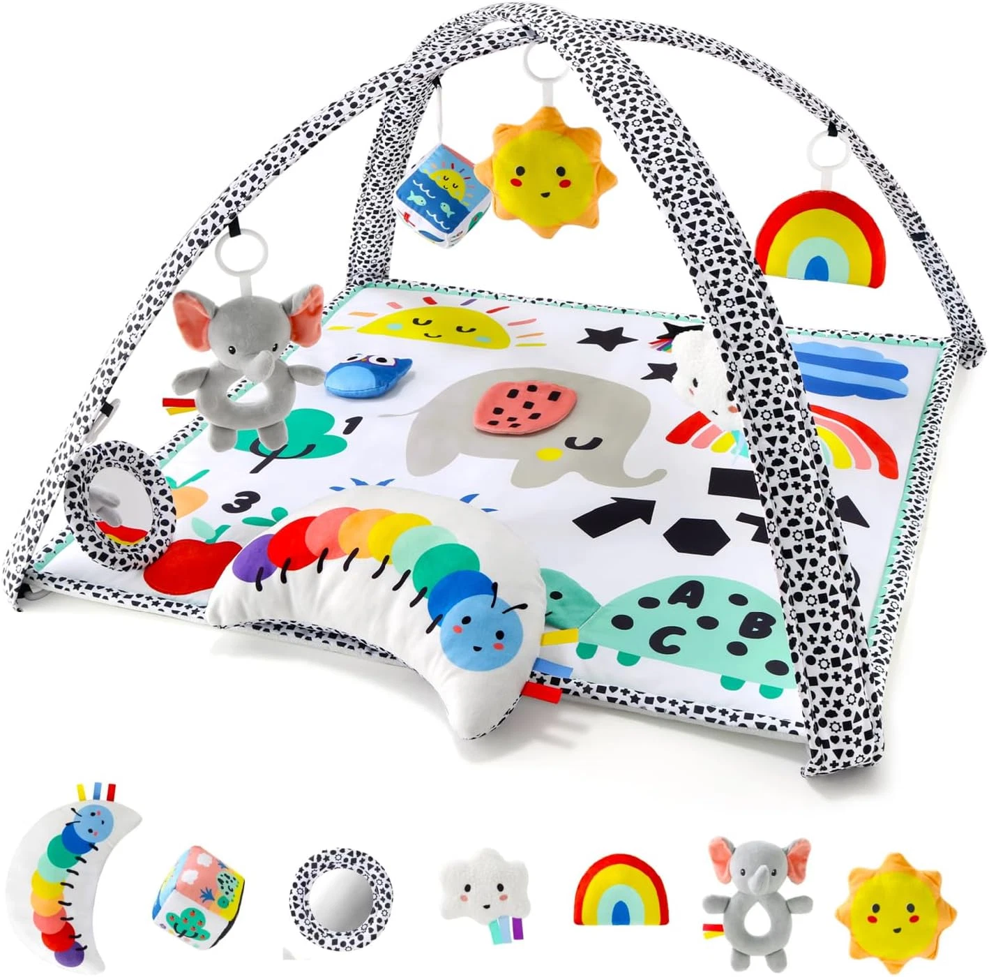 Unisex Baby Play Gym & 7-In-1 Play Mat - Playmat Baby Toys 0-6, 6-12 Months Tumm