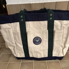 Polo Ralph Lauren Utility Tote Bag Wimbledon Canvas Picnic Men’s Women’s Unisex