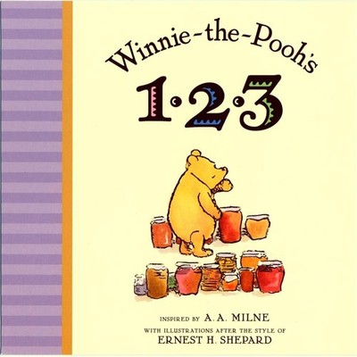 Winnie the Pooh's 1,2,3 by A.A. Milne (English) Board Book Book