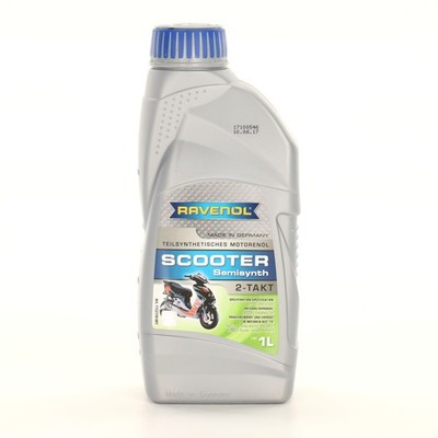 RAVENOL SCOOTER 2-Takt teilsynthetisch Motoröl Öl 1L 1 Liter API TC ISO-L-EGC