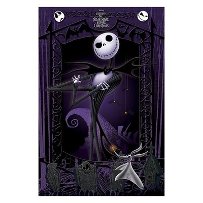 Jack Skellington & Zero Poster (61 x 91,5 cm) - Nightmare Before Christmas