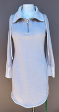 Tommy Bahama Sun Fade Flipside Cowl Dress Reversible Gray Size XS Resort Cozy
