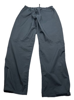 Merrell Rain Hiking Windbreaker Pants Large Black Cargo Pocket 30-32 Waist 34
