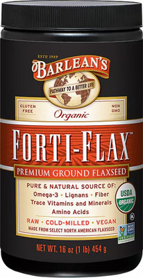 Barlean's Forti-Flax Organic Ground Flaxseed, 16 oz.