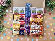 Afternoon Tea Hot Chocolate Latte Hamper Gift Box For Two | Biscuits & Brownies