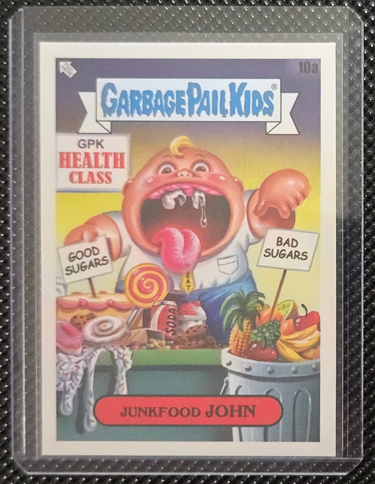 2020 Topps Garbage Pail Kids Late To School Faculty Lounge #10a Junkfood John front