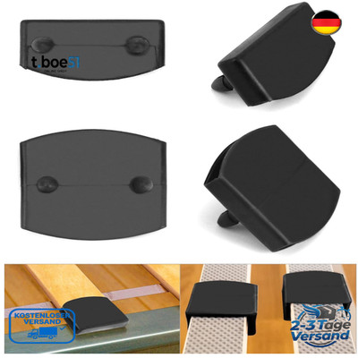 QWORK Lattenrost Ersatzteile 55 mm x 9 mm Schwarz Kunststoff 24