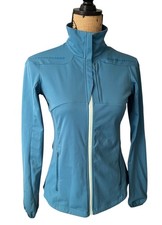 Brooks Althletic Jacket Lightweight Running Shelter Technology Blue Women's XS