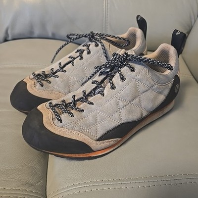 SCARPA Zen Pro Approach Hiking Rock Climbing Gray Suede Shoes Womens 8 Mens 7