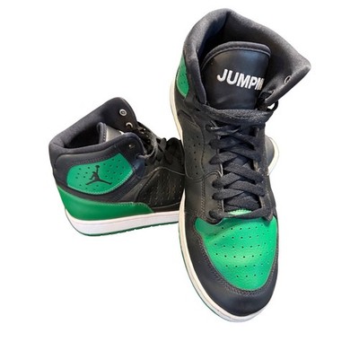 Nike Jordan Access Pine Green Black Mens Basketball Shoe AR3762-013 Size 9
