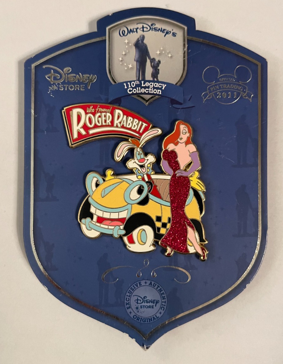 Walt Disney 110th Legacy Who Framed Roger Rabbit - Jessica, Roger Rare Pin LE250