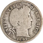 1897-S Barber Dime