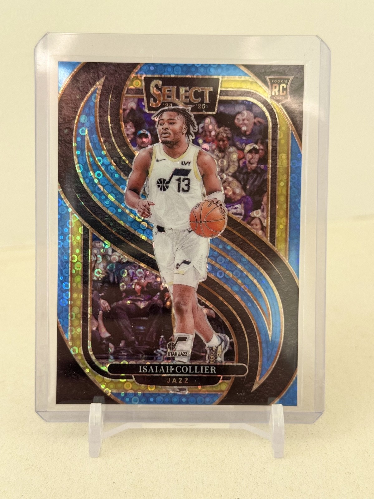 2024-25 Panini Select Premier Isaiah Collier #178 Light Blue Disco Prizm /99 RC