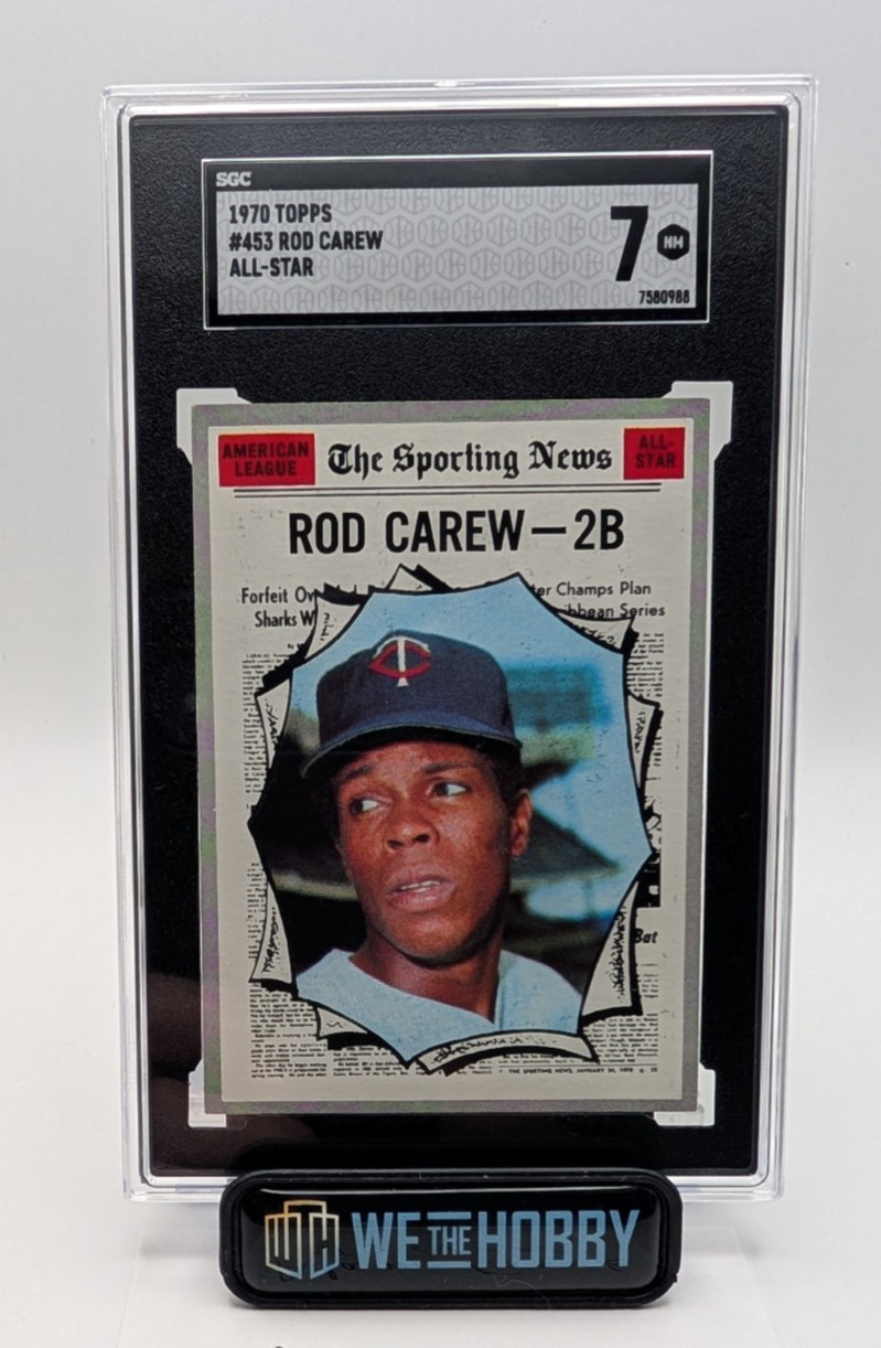Rod Carew 1970 Topps All Star #453 SGC 7 Minnesota Twins