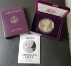 1992 S Proof $1 American Silver Eagle Dollar