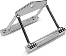 Double D Row Handle Cable Attachment for Weight Workout, LAT Pull down V Bar