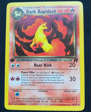 Dark Rapidash 44/82 First Edition 1st Team Rocket Condition Pokémon TCG (NM)