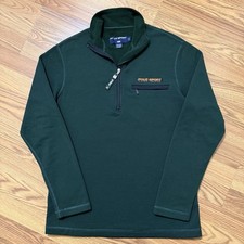 Vintage Polo Sport Quarter Zip Performance Shirt Size M Fleece Hip Hop USA Made