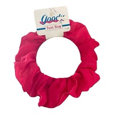 Vintage 1993 Goody Large Hair Twist Wrap Pink Hair Tie Scrunchie NEW