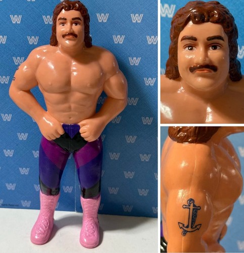 WWF LJN RICK RUDE BLACK CARD *100% ORIGINAL PAINT ...