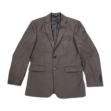 Jos A Bank Sport Coat Mens 39R Slim Fit Brown Two Buttons