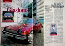 Oldtimer Markt 2382) Modellreport AMC Pacer - ein interessanter Bericht auf 7 Se