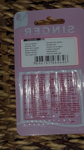 SINGER Reg Point Band Needles Style 2020 Asst Size 80/11 to 100/16 - Picture 3 of 4