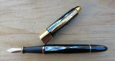 New Large Duke 2000 Commemorative Mother of Pearl Fountain Pen